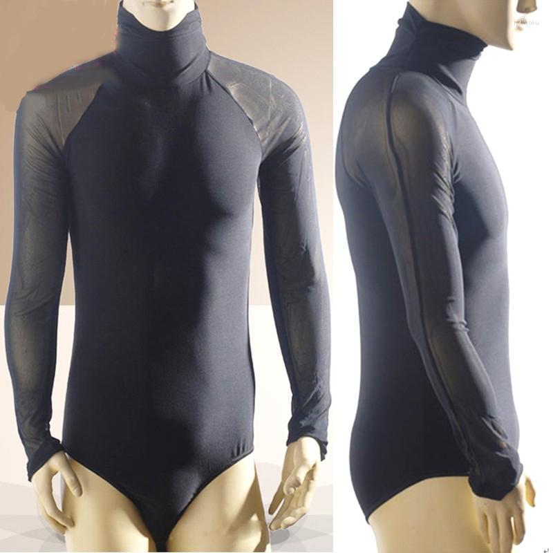 Stage Wear Latin Dance Top Black High Collar Mesh Bodysuit Shirts Men Cha Rumba Samba Tango Salsa Dancing Practice Show DNV12066
Stage Wear Latin Dance Top Black High Collar Mesh Bodysuit Shirts Men Cha Rumba Samba Tango Salsa Dancing Practice Show DNV12066