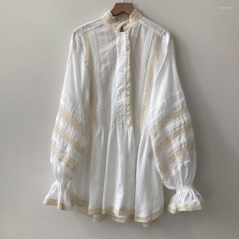 Women's Blouses Aich Mirror Color Matching Lace Graphic Print Women Shirt Long Sleeve Button Loose Pullover Vintage Classic Casual Lady Top, Color 2
Women's Blouses Aich Mirror Color Matching Lace Graphic Print Women Shirt Long Sleeve Button Loose Pullover Vintage Classic Casual Lady Top, Color 2