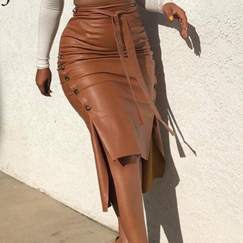 Skirts Women Sexy Bandage Stigende Party Skirt Bodycon Split Midi Fashion Casual Solid Faux Leather Pu Side Button, Black
Skirts Women Sexy Bandage Stigende Party Skirt Bodycon Split Midi Fashion Casual Solid Faux Leather Pu Side Button, Black