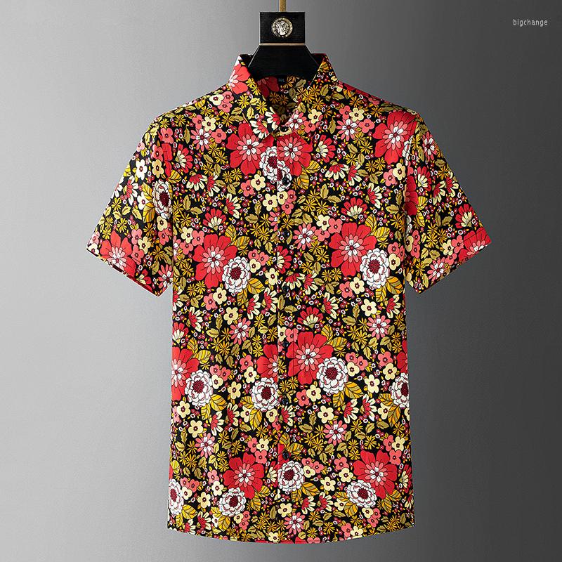 Men's Casual Shirts European And American Fashion Floral Print Short Sleeved Shirt For Men's 2023 Summer Beach Vacation Handsome Luxury, Red
Men's Casual Shirts European And American Fashion Floral Print Short Sleeved Shirt For Men's 2023 Summer Beach Vacation Handsome Luxury, Red