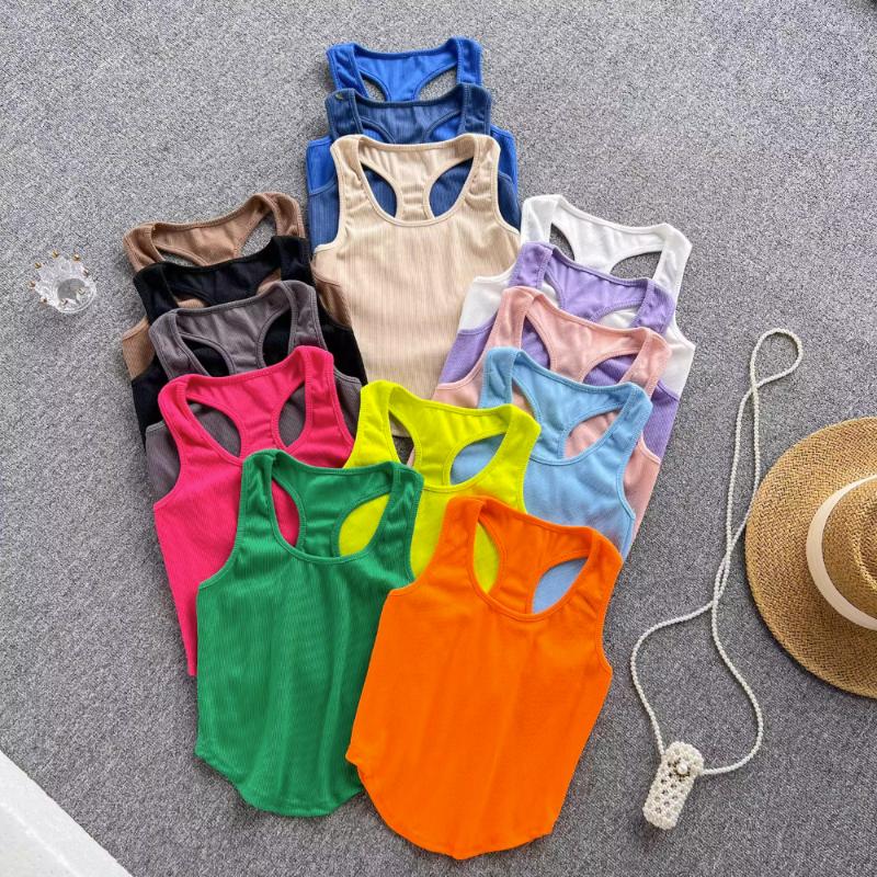 Women's Tanks American Sports And Leisure Beauty Back Camisole Female Girl Slim Short Sleeveless T-shirt Pure Desire Style Top Tide, Purple
Women's Tanks American Sports And Leisure Beauty Back Camisole Female Girl Slim Short Sleeveless T-shirt Pure Desire Style Top Tide, Purple