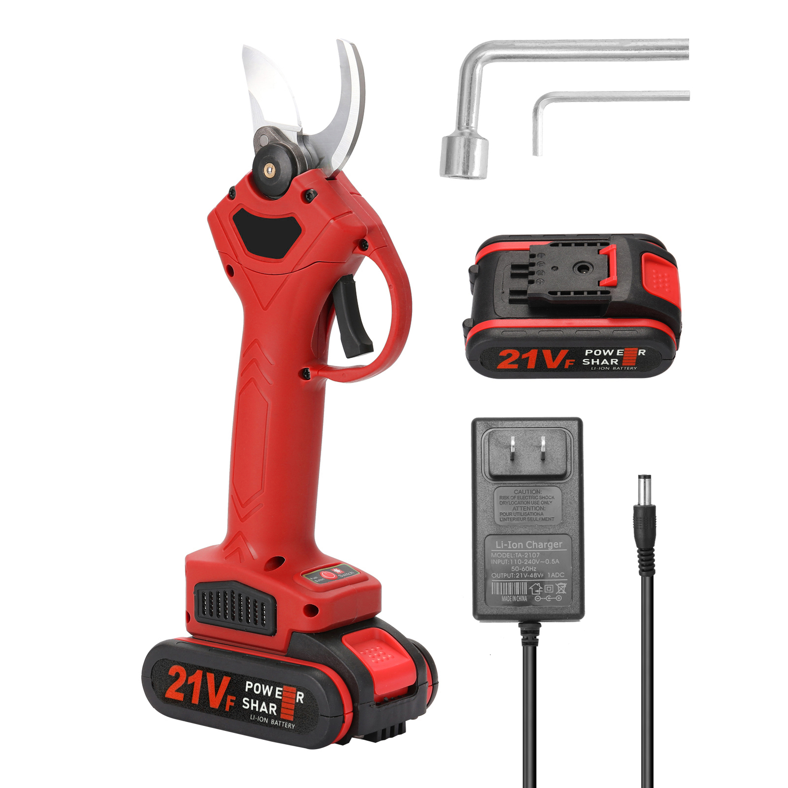 Pruning Tools 21V Cordless Electric Pruner Pruning Shear Efficient Fruit Tree Bonsai Pruning Branches Cutter Landscaping Tool Power Tools 230509
