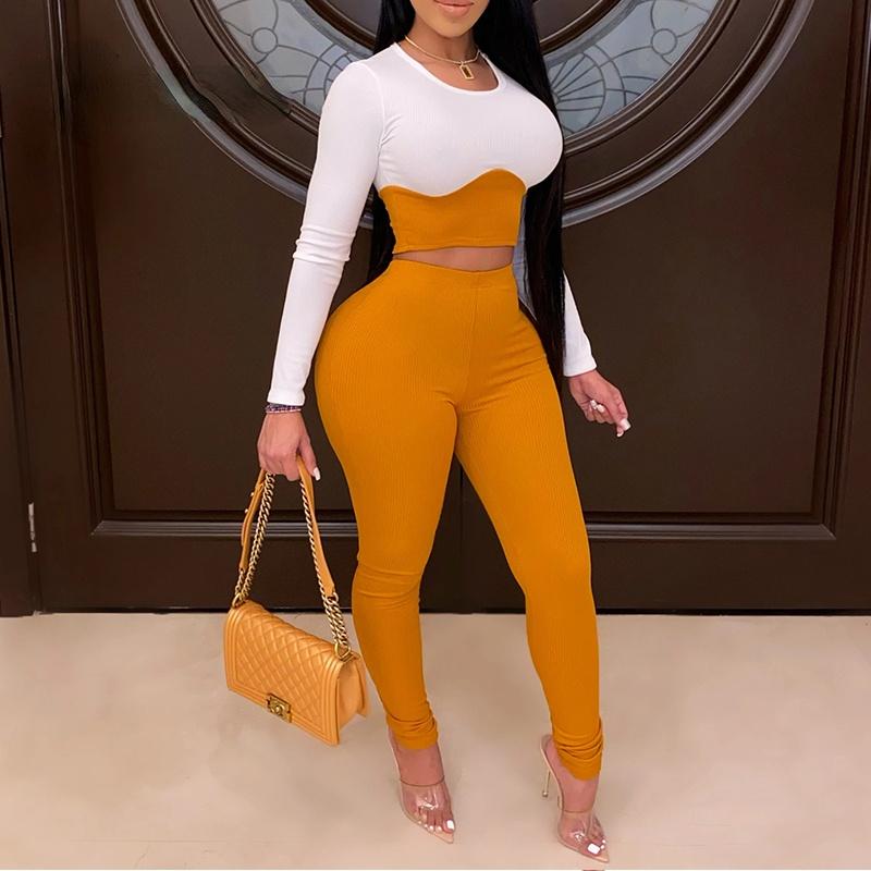 Women' Two Piece Pants 2023 Product Two-piece Suit Plain Casual Umbilical Exposed Underwear Long-sleeved Round Neck Fitted Clothing, Black
Women' Two Piece Pants 2023 Product Two-piece Suit Plain Casual Umbilical Exposed Underwear Long-sleeved Round Neck Fitted Clothing, Black