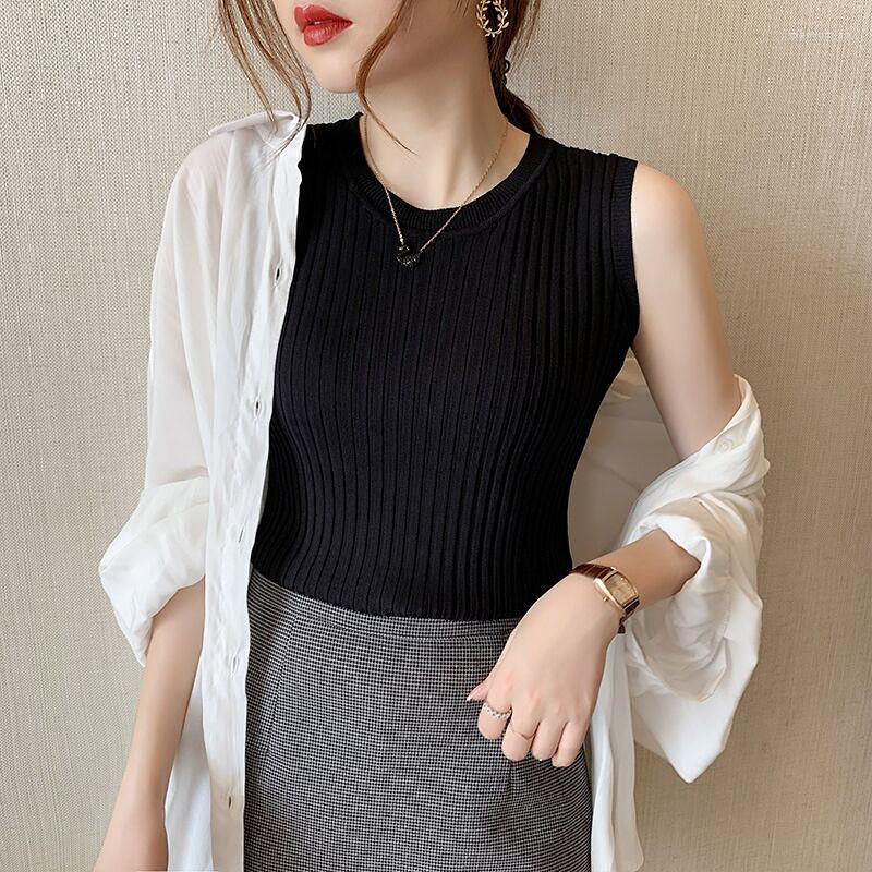 Women' Tanks Knit Top Elegant Black Pink 2023 Summer Tank Classic Vests For Women Elastics Sleeveless Casual Korean Fashion Slim O-Neck, Khaki
Women' Tanks Knit Top Elegant Black Pink 2023 Summer Tank Classic Vests For Women Elastics Sleeveless Casual Korean Fashion Slim O-Neck, Khaki