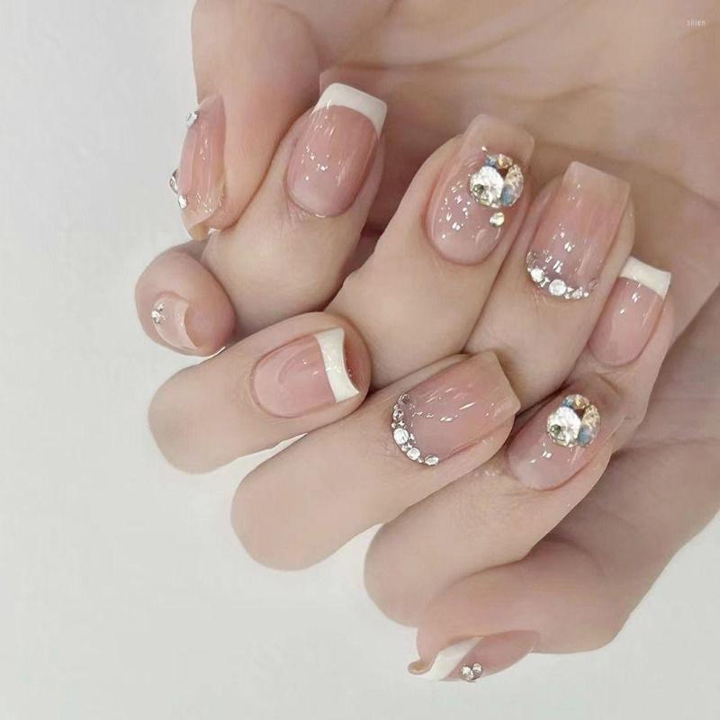 False Nails 24pcs Nail Tips DIY Manicure Fake Nials French Short Square Shining Crystal, Dz183
False Nails 24pcs Nail Tips DIY Manicure Fake Nials French Short Square Shining Crystal, Dz183