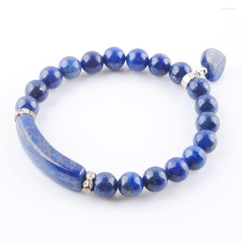 Strand YOWOST Natural Stone Beads Lapis Lazuli Bracelets Heart Shape Silver-color Fitting Women Jewelry Love Gifts IK3315
Strand YOWOST Natural Stone Beads Lapis Lazuli Bracelets Heart Shape Silver-color Fitting Women Jewelry Love Gifts IK3315