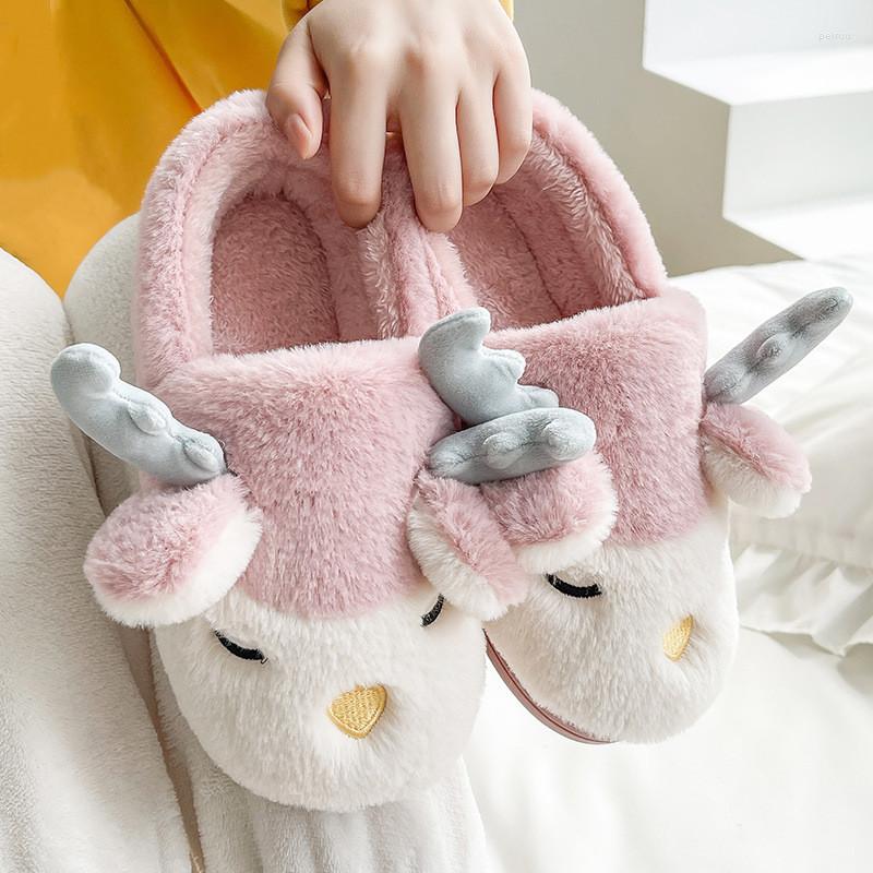Slippers Cute Animal Slipper For Women Men Couples Fashion Winter Warm Furry Cartoon House Slides Non Slips Shoes Christmas, Pink
Slippers Cute Animal Slipper For Women Men Couples Fashion Winter Warm Furry Cartoon House Slides Non Slips Shoes Christmas, Pink