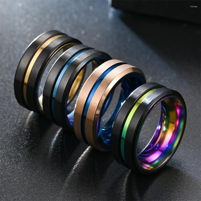 Wedding Rings Classic Men Titanium Stainless Steel For Black Brushed Engagement Ring Unisex Jewelry Gift
Wedding Rings Classic Men Titanium Stainless Steel For Black Brushed Engagement Ring Unisex Jewelry Gift
