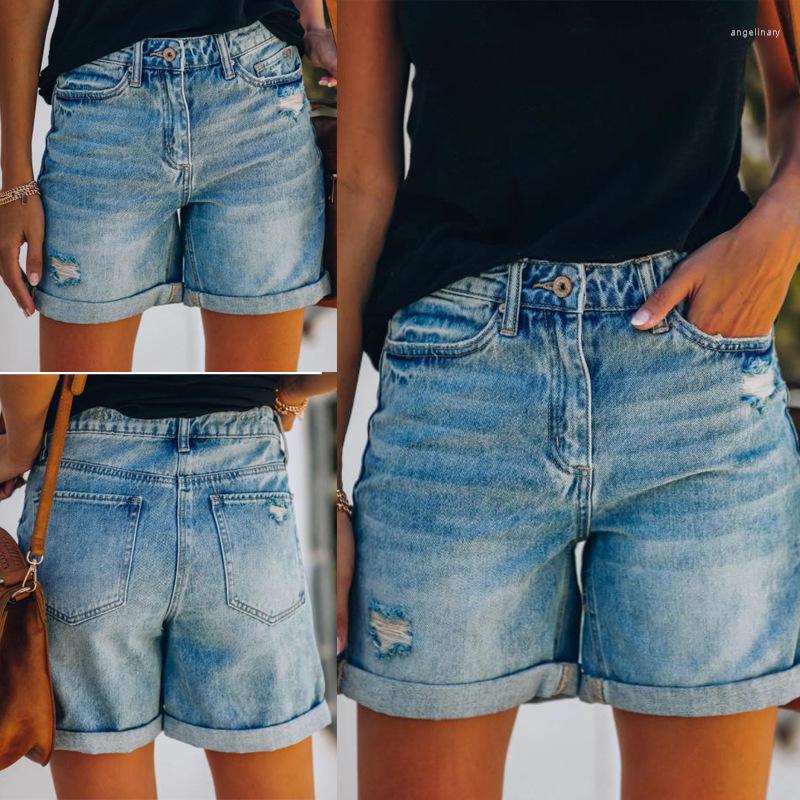 Women's Shorts 2023 Women's Style Temperament Leisure Hole Curling Five Point Denim, Light blue
Women's Shorts 2023 Women's Style Temperament Leisure Hole Curling Five Point Denim, Light blue