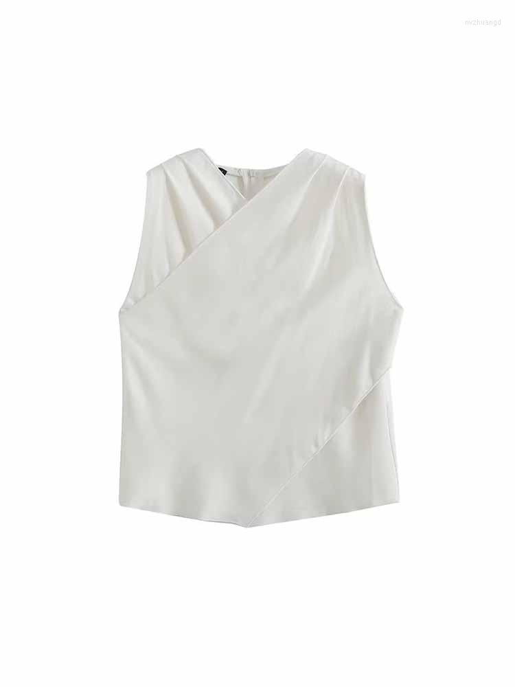 Women' Blouses Women 2023 Fashion Crossover Design Linen Blended Casual Vintage Sleeveless Back Zipper Female Shirts Chic Tops, White
Women' Blouses Women 2023 Fashion Crossover Design Linen Blended Casual Vintage Sleeveless Back Zipper Female Shirts Chic Tops, White