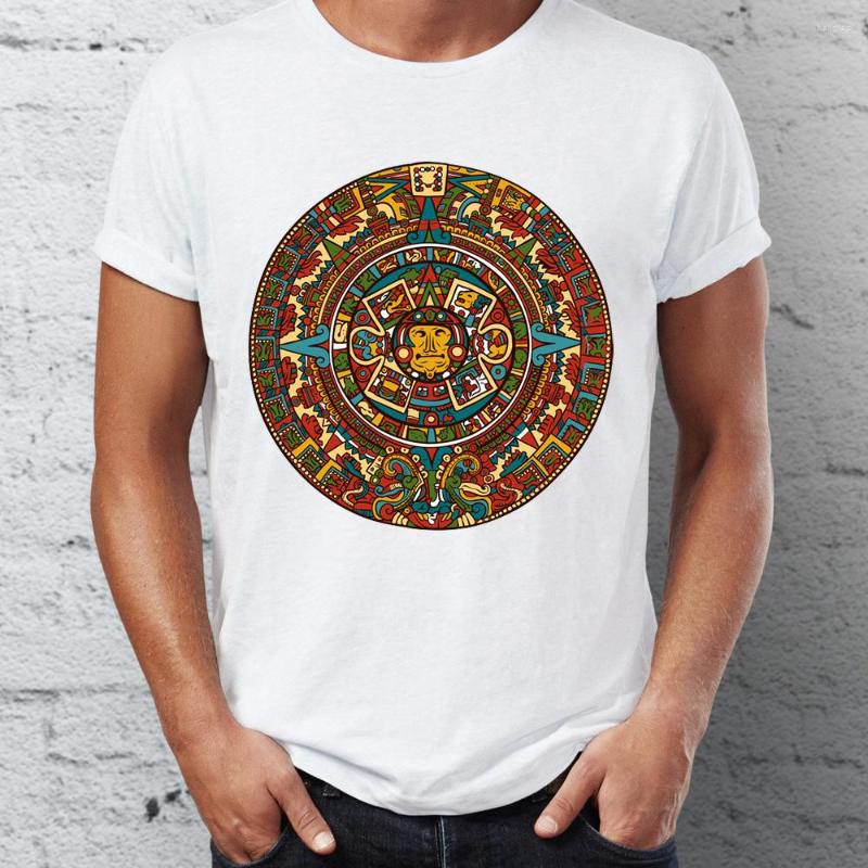 Men's T Shirts Summer Men's Short Sleeve T-shirt Aztec Calendar Tshirt Artsy Cool Tees Tops Harajuku Streetwear, White
Men's T Shirts Summer Men's Short Sleeve T-shirt Aztec Calendar Tshirt Artsy Cool Tees Tops Harajuku Streetwear, White