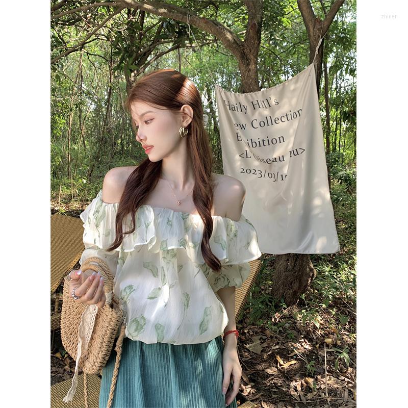 Women's Blouses GkyocQ 2023 Summer Women Tops Ruffles Slash Neck Strapless Tees Skinny Puff Sleeve Shirt Sweet Girls French Style Female, Beige
Women's Blouses GkyocQ 2023 Summer Women Tops Ruffles Slash Neck Strapless Tees Skinny Puff Sleeve Shirt Sweet Girls French Style Female, Beige