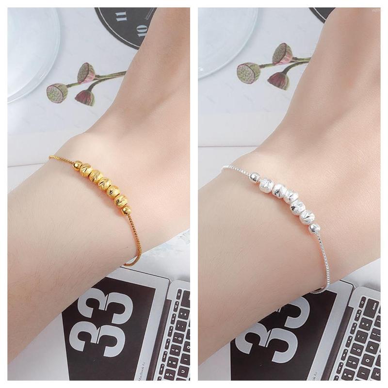 Link Bracelets Sterling Silver Color For Women Minimalist Ins Geometric Beads Charm Hand Chain Orignal Fashion Jewelry
Link Bracelets Sterling Silver Color For Women Minimalist Ins Geometric Beads Charm Hand Chain Orignal Fashion Jewelry