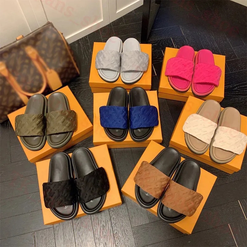 Designer Sandles Pool Pillow Mules Slippers Fashion Padded Front Strap Men Sliders Summer Flats Women Sandles Shoes, 13#
Designer Sandles Pool Pillow Mules Slippers Fashion Padded Front Strap Men Sliders Summer Flats Women Sandles Shoes, 13#