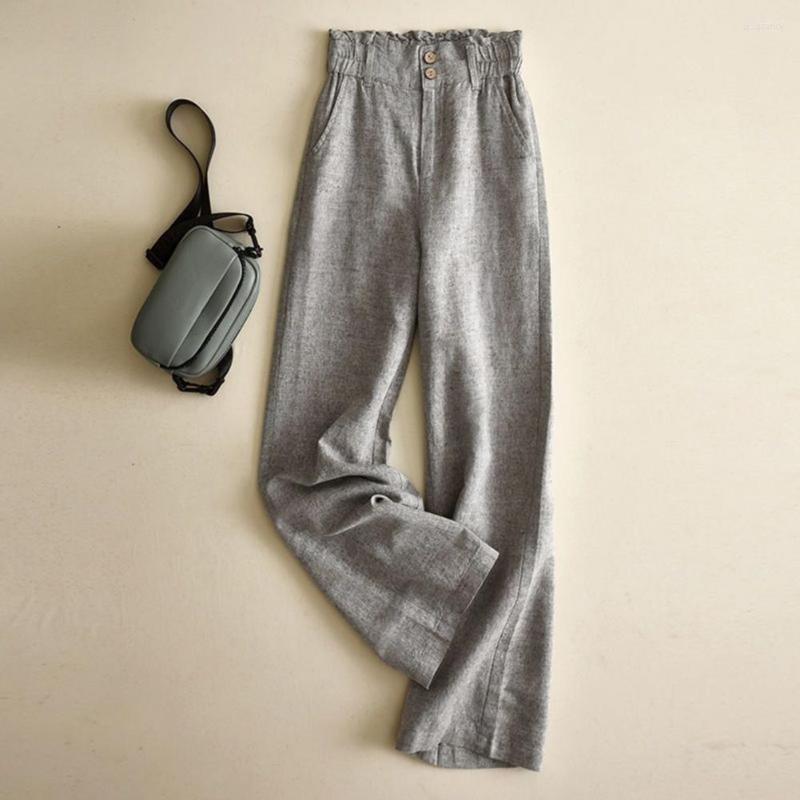 Women's Pants Women High Waist Bud Elastic Waistband Lady Slacks Buttons Pockets Full Length Office Trousers Wide Leg, Black
Women's Pants Women High Waist Bud Elastic Waistband Lady Slacks Buttons Pockets Full Length Office Trousers Wide Leg, Black