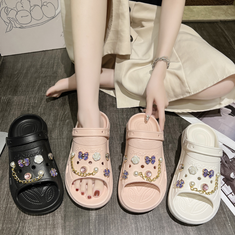 Height Increasing Shoes Wear Increased Nonslip Highheeled Shoe Hole Beach Sandals 6cm Thicksoled Slipper's Sandalias DIY Accessories 230508, 666-1-black
Height Increasing Shoes Wear Increased Nonslip Highheeled Shoe Hole Beach Sandals 6cm Thicksoled Slipper's Sandalias DIY Accessories 230508, 666-1-black