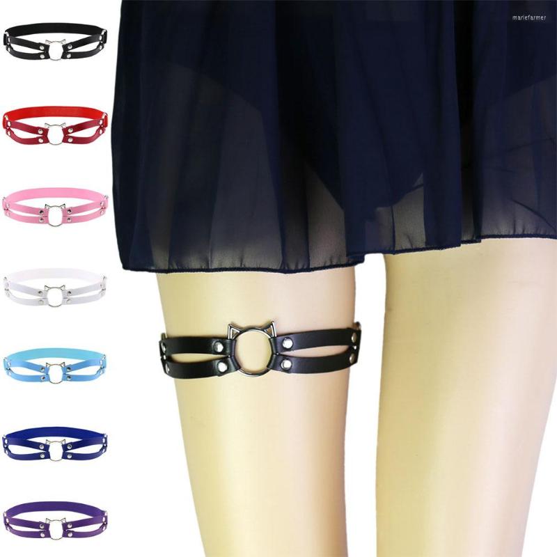 Garters Black Pu Leather Garter Belt Women Elastic Round Leg Straps Emo Adjustable Thigh Harness Kawaii Punk Gothic Accessories, 12
Garters Black Pu Leather Garter Belt Women Elastic Round Leg Straps Emo Adjustable Thigh Harness Kawaii Punk Gothic Accessories, 12