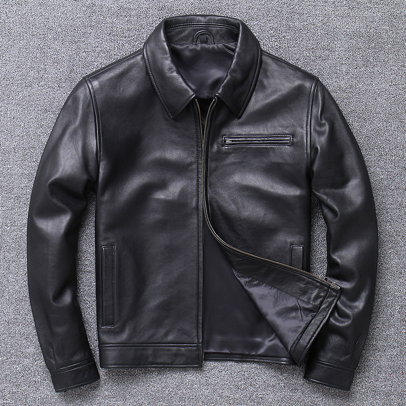 Men's Jackets .Plus size.Spring Genuine Leather jacket.Men quality Business Casual soft sheepskin coat.Papa clothes.Origianl 230509, Black
Men's Jackets .Plus size.Spring Genuine Leather jacket.Men quality Business Casual soft sheepskin coat.Papa clothes.Origianl 230509, Black
