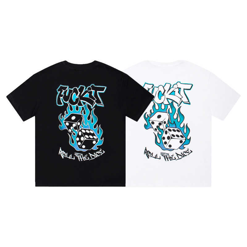Designer Fashion Clothing Tshirt Tees Trapstar Flame Dice Printing Pure Cotton Couples for Men Women Popular Beauty Trend Summer Round Neck Short Luxury Casual Stre, Black
Designer Fashion Clothing Tshirt Tees Trapstar Flame Dice Printing Pure Cotton Couples for Men Women Popular Beauty Trend Summer Round Neck Short Luxury Casual Stre, Black