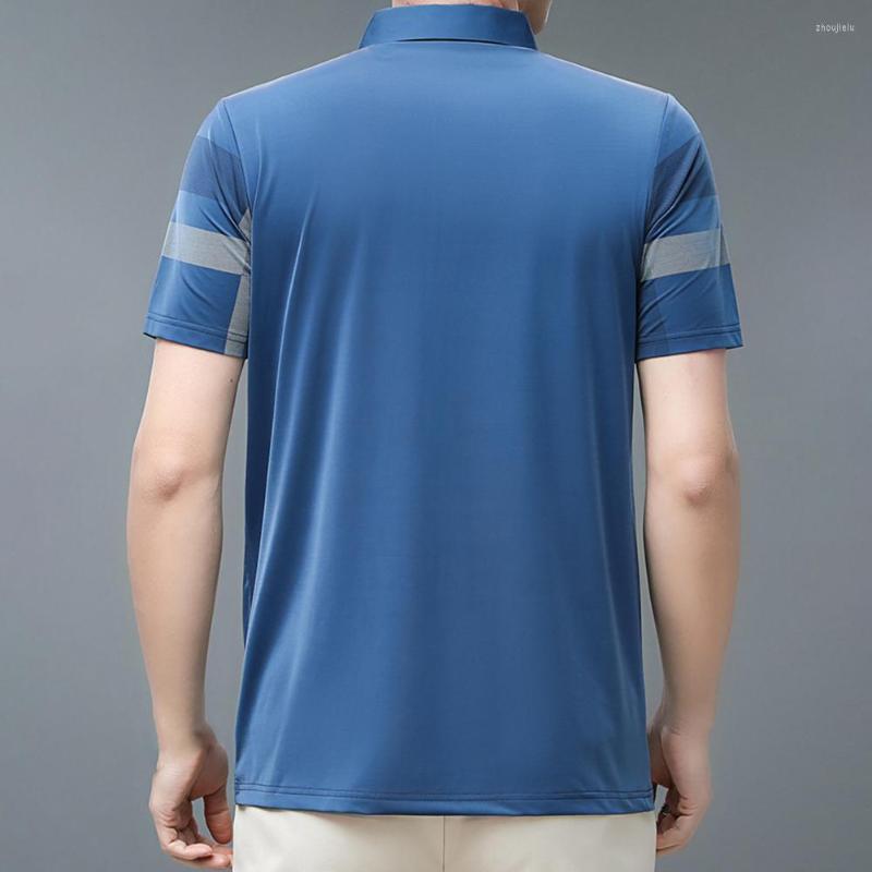 Men's Casual Shirts Stylish Men T-shirt Lapel Collar Wear Resistant Summer Business Shirt Clothing Extra Soft Top For Male, Lake blue
Men's Casual Shirts Stylish Men T-shirt Lapel Collar Wear Resistant Summer Business Shirt Clothing Extra Soft Top For Male, Lake blue