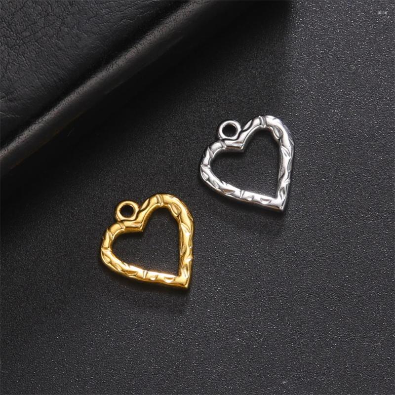 Charms 5pcs/Lot Hollow-Out Romantic Love Hearts For Jewelry Making Stainless Steel Diy Bracelet Earrings Pendants Accessories
Charms 5pcs/Lot Hollow-Out Romantic Love Hearts For Jewelry Making Stainless Steel Diy Bracelet Earrings Pendants Accessories