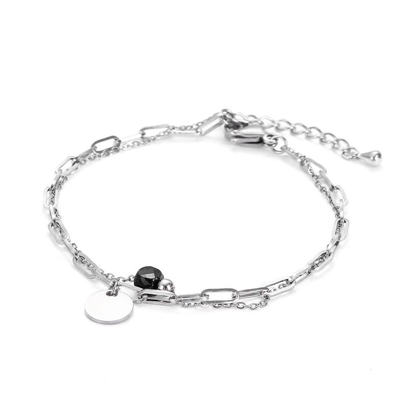 Link Bracelets Chain Est Trend Double-row Small Disc Bracelet Stainless Plated Natural Stone
Link Bracelets Chain Est Trend Double-row Small Disc Bracelet Stainless Plated Natural Stone