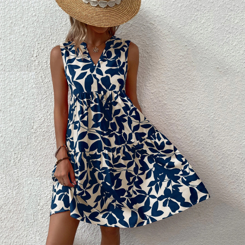 Casual Dresses Women' Boho Floral Printed Mini Dress Summer Casual Loose V-Neck Sleeveless Dress Female Beach Party Dresses Sundress Vestidos 230509, Green
Casual Dresses Women' Boho Floral Printed Mini Dress Summer Casual Loose V-Neck Sleeveless Dress Female Beach Party Dresses Sundress Vestidos 230509, Green
