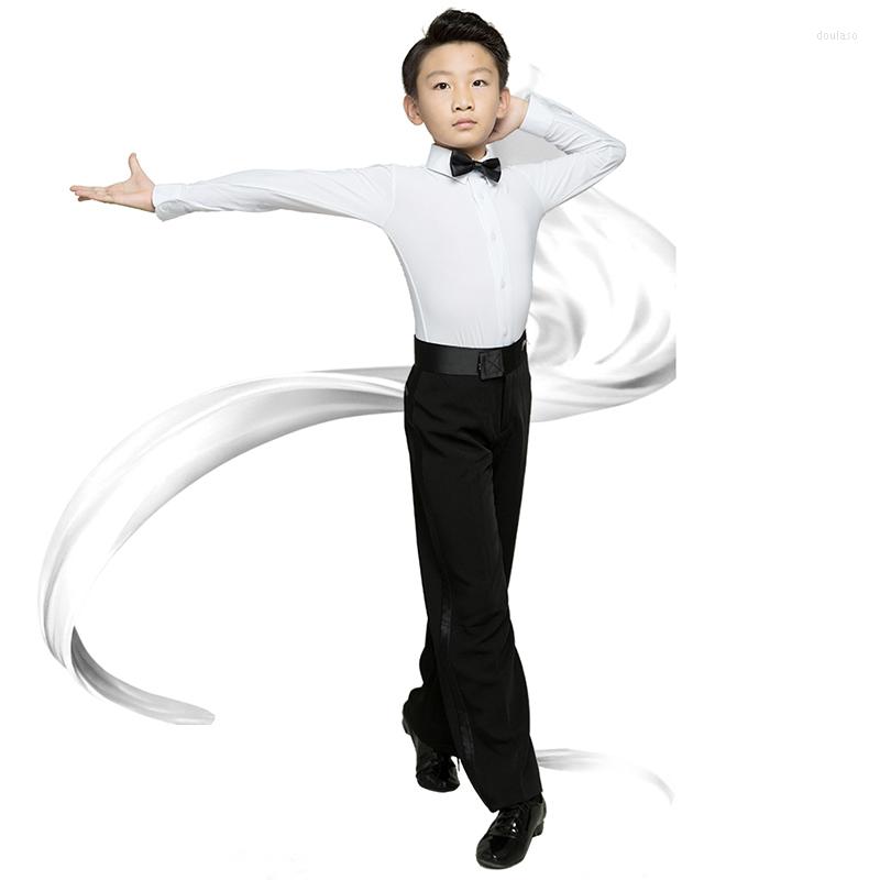 Stage Wear Male Latin Dance Costume Ballroom Competition Clothing Men/Boys White Shirts Long Sleeves Leotards Cha Tops DNV15860
Stage Wear Male Latin Dance Costume Ballroom Competition Clothing Men/Boys White Shirts Long Sleeves Leotards Cha Tops DNV15860