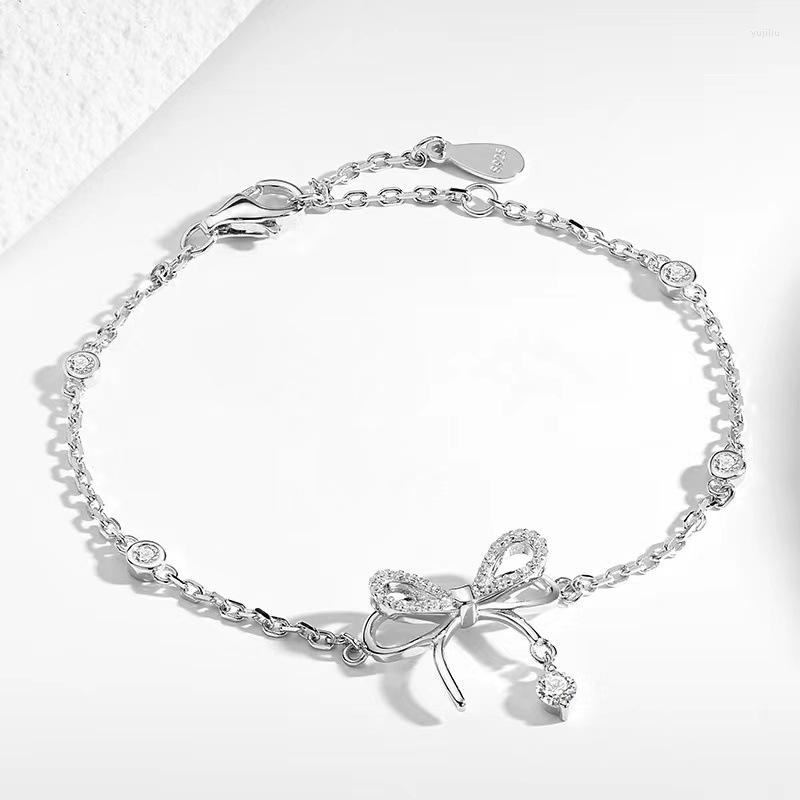 Link Bracelets Tassel Zircon Bowknot Charm Bracelet &Bangle For Women Girls Lovely Elegant Wedding Fashion Jewelry Sl639
Link Bracelets Tassel Zircon Bowknot Charm Bracelet &Bangle For Women Girls Lovely Elegant Wedding Fashion Jewelry Sl639