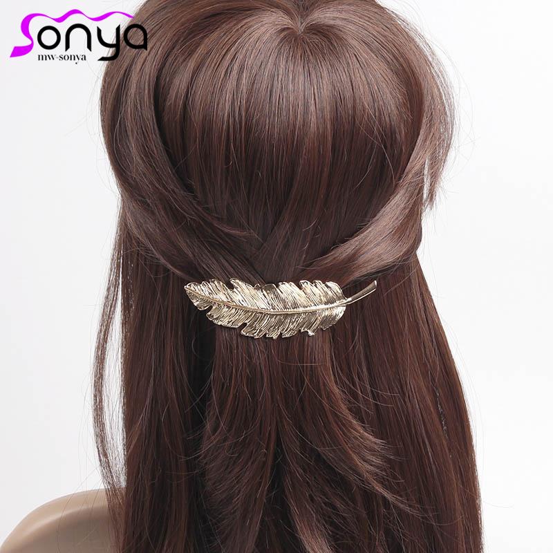 Hair Clips & Barrettes Women Fashion Hairpins Metal Leaf Shape Clip Lady Barrette Accessories 4H4022
Hair Clips & Barrettes Women Fashion Hairpins Metal Leaf Shape Clip Lady Barrette Accessories 4H4022