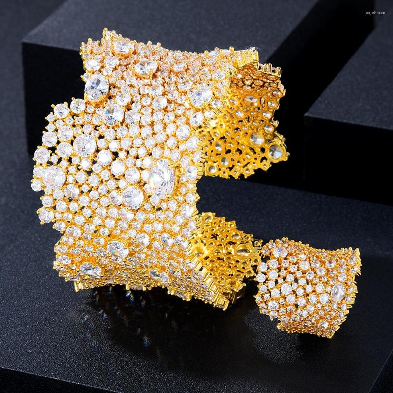 Necklace Earrings Set Siscathy Nigeri Dubai Luxury Zircon Wedding Jewelry For Women Female Gorgeous Open Bracelets Bangle Rings Fine, Picture shown
Necklace Earrings Set Siscathy Nigeri Dubai Luxury Zircon Wedding Jewelry For Women Female Gorgeous Open Bracelets Bangle Rings Fine, Picture shown