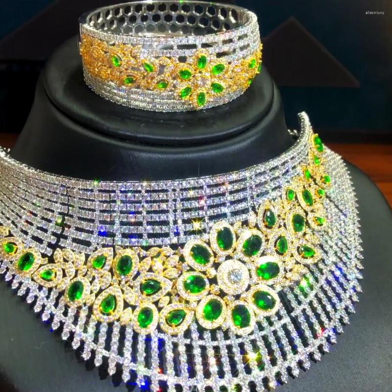 Necklace Earrings Set Missvikki Exclusive Princess Emeralds Luxury Big Green Drop Earring Bracelet Ring Party Jewelry For Women Lady, Picture shown
Necklace Earrings Set Missvikki Exclusive Princess Emeralds Luxury Big Green Drop Earring Bracelet Ring Party Jewelry For Women Lady, Picture shown