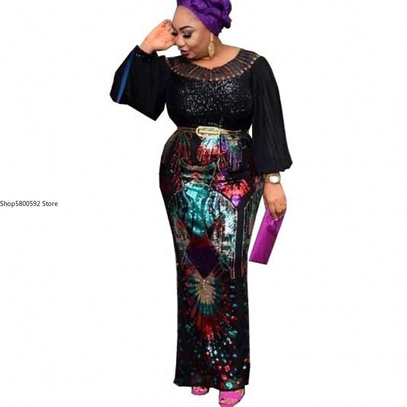 Ethnic Clothing Elasticity Arrivals African Sequins Dress Autumn Long Sleeve Casual Dresses For Women Africa
Ethnic Clothing Elasticity Arrivals African Sequins Dress Autumn Long Sleeve Casual Dresses For Women Africa