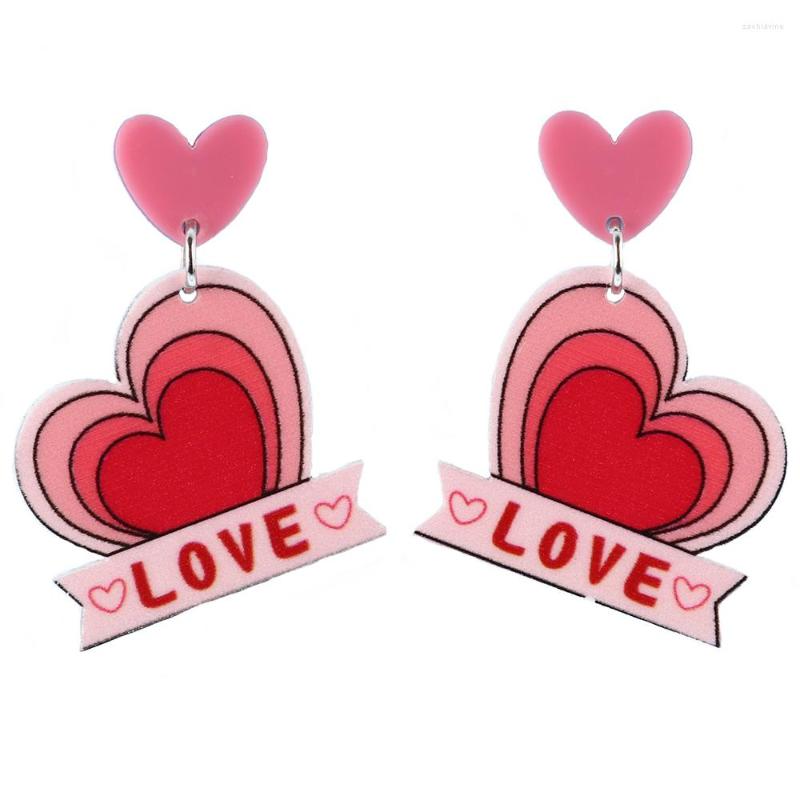Dangle Earrings Valentine's Day Love Letter Multilayered Hearts Acrylic Sweet Cute Drop Earring Korean Fashion Jewelry For Women
Dangle Earrings Valentine's Day Love Letter Multilayered Hearts Acrylic Sweet Cute Drop Earring Korean Fashion Jewelry For Women