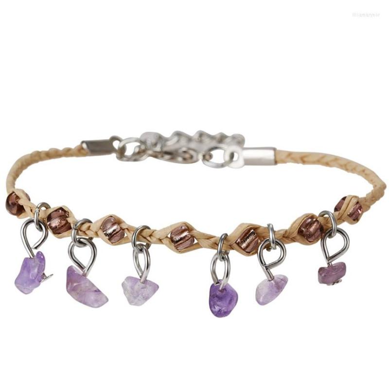 Link Bracelets Silver Plated Irregular Shape Amethysts Crystal Bracelet White Howlite Stone Handmade Weave Jewelry
Link Bracelets Silver Plated Irregular Shape Amethysts Crystal Bracelet White Howlite Stone Handmade Weave Jewelry