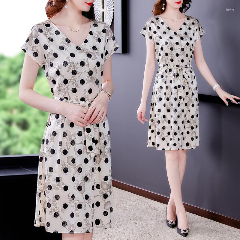 Casual Dresses Dress 2023 Small Mom Female Summer Mulberry Silk Print Flower Retraction Waist Skirt, The picture color
Casual Dresses Dress 2023 Small Mom Female Summer Mulberry Silk Print Flower Retraction Waist Skirt, The picture color