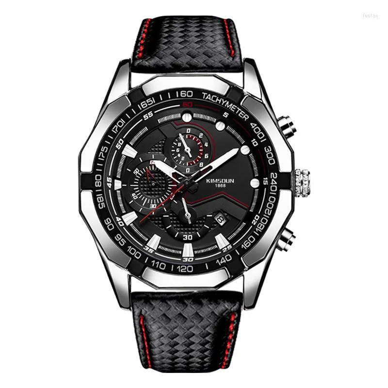 Wristwatches Date Display KIMSDUN Brand Men's Waterproof Business Watch Luxury Sports Quartz Chronograph Leather Relogio Clock, K-2005b-3
Wristwatches Date Display KIMSDUN Brand Men's Waterproof Business Watch Luxury Sports Quartz Chronograph Leather Relogio Clock, K-2005b-3