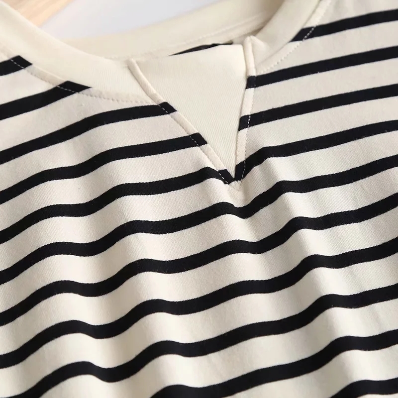 Casual Dresses Maxdutti De Fiesta De Noche England Indie Folk Vintage Striped O-neck Loose Causal Long Dress Cotton Summer Dress WomenVestidos 230509