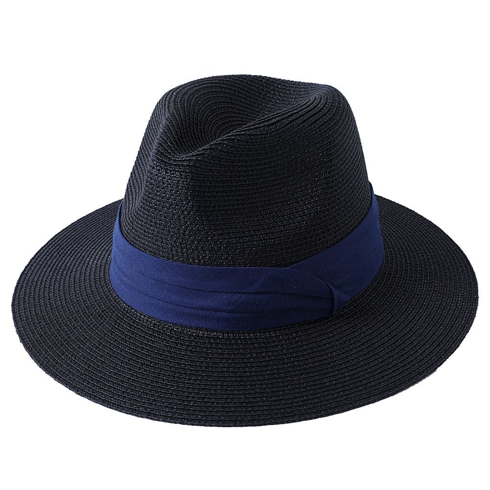 New straw hat navy triple fold flat brim jazz top hat for men and women Panama spring and summer travel sun hat, No box
New straw hat navy triple fold flat brim jazz top hat for men and women Panama spring and summer travel sun hat, No box