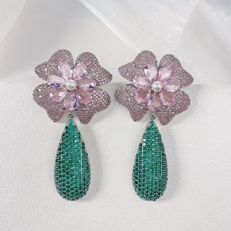Dangle Earrings SENYU Super Luxury Flower Design Wedding Earring Women Party Banquet Cubic Zirconia Jewelry Anniversary Gift
Dangle Earrings SENYU Super Luxury Flower Design Wedding Earring Women Party Banquet Cubic Zirconia Jewelry Anniversary Gift