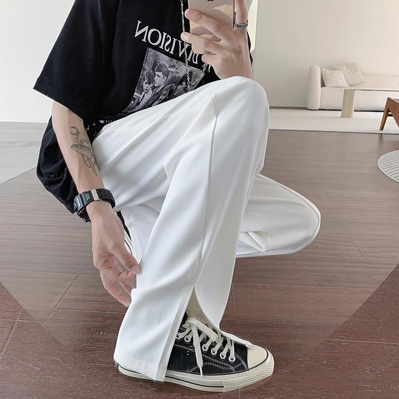 Men's Pants Ice Silk Men Split Cool Trousers 2023 Summer Men's Thin Clothing Baggy Sweatpants High Street Jogger Male Sport Casual, Black
Men's Pants Ice Silk Men Split Cool Trousers 2023 Summer Men's Thin Clothing Baggy Sweatpants High Street Jogger Male Sport Casual, Black