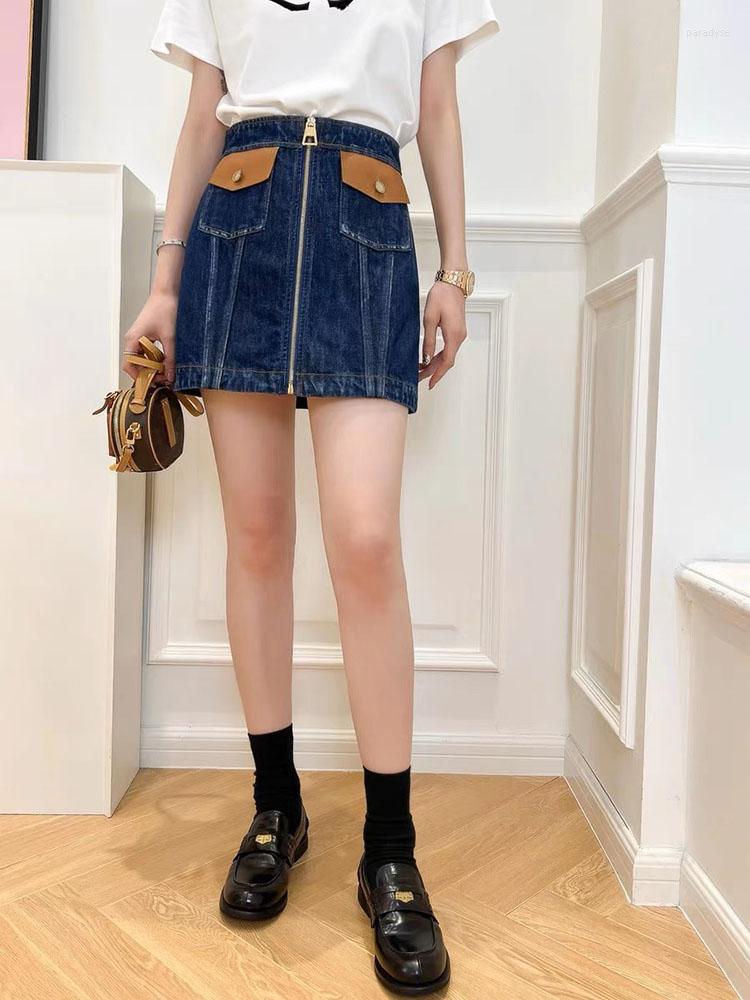 Skirts Y2k Summer Wash Stitching Orange Lambskin Denim Mini Skirt2023korean Fashion Embossed Hundred Hips Package Hip Midi Dresses, Blue
Skirts Y2k Summer Wash Stitching Orange Lambskin Denim Mini Skirt2023korean Fashion Embossed Hundred Hips Package Hip Midi Dresses, Blue