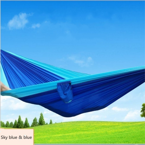 Camping hammock-outdoor backpack survival or traveler s favorite high quality equipment-portable lightweight parachute nylon, many styles to