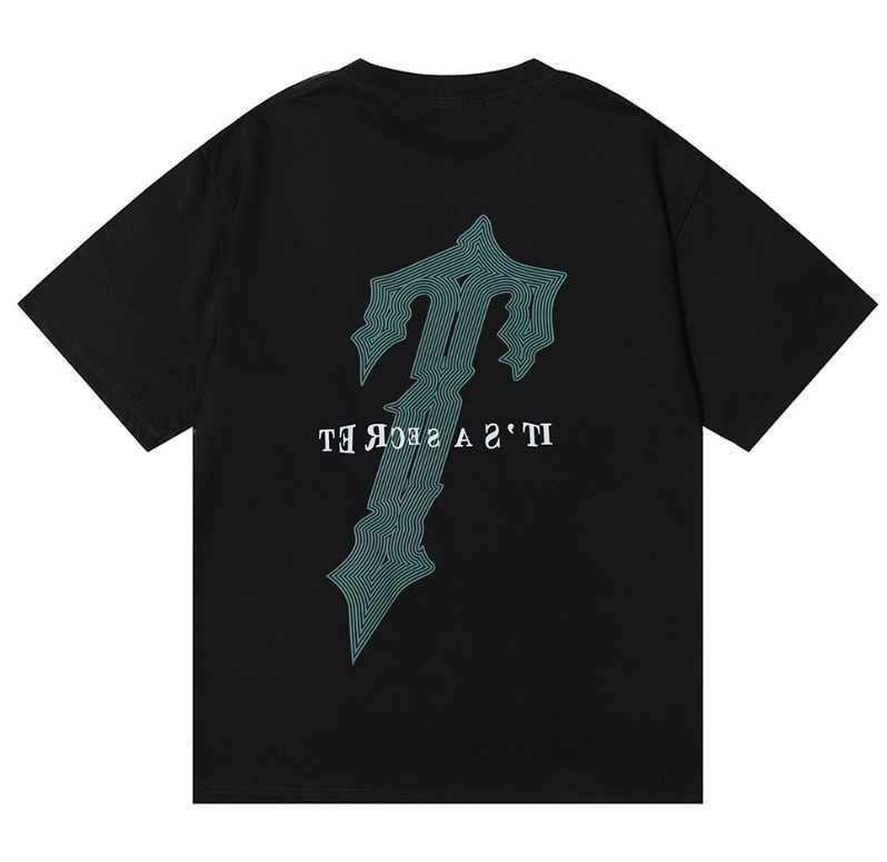Designer Fashion Clothing Tshirt Tees Trapstar Letter Printing Summer Cotton Loose Relaxed Men's Women's High Street Round Neck Short Sleeve T-shirt Trend brand, Black
Designer Fashion Clothing Tshirt Tees Trapstar Letter Printing Summer Cotton Loose Relaxed Men's Women's High Street Round Neck Short Sleeve T-shirt Trend brand, Black