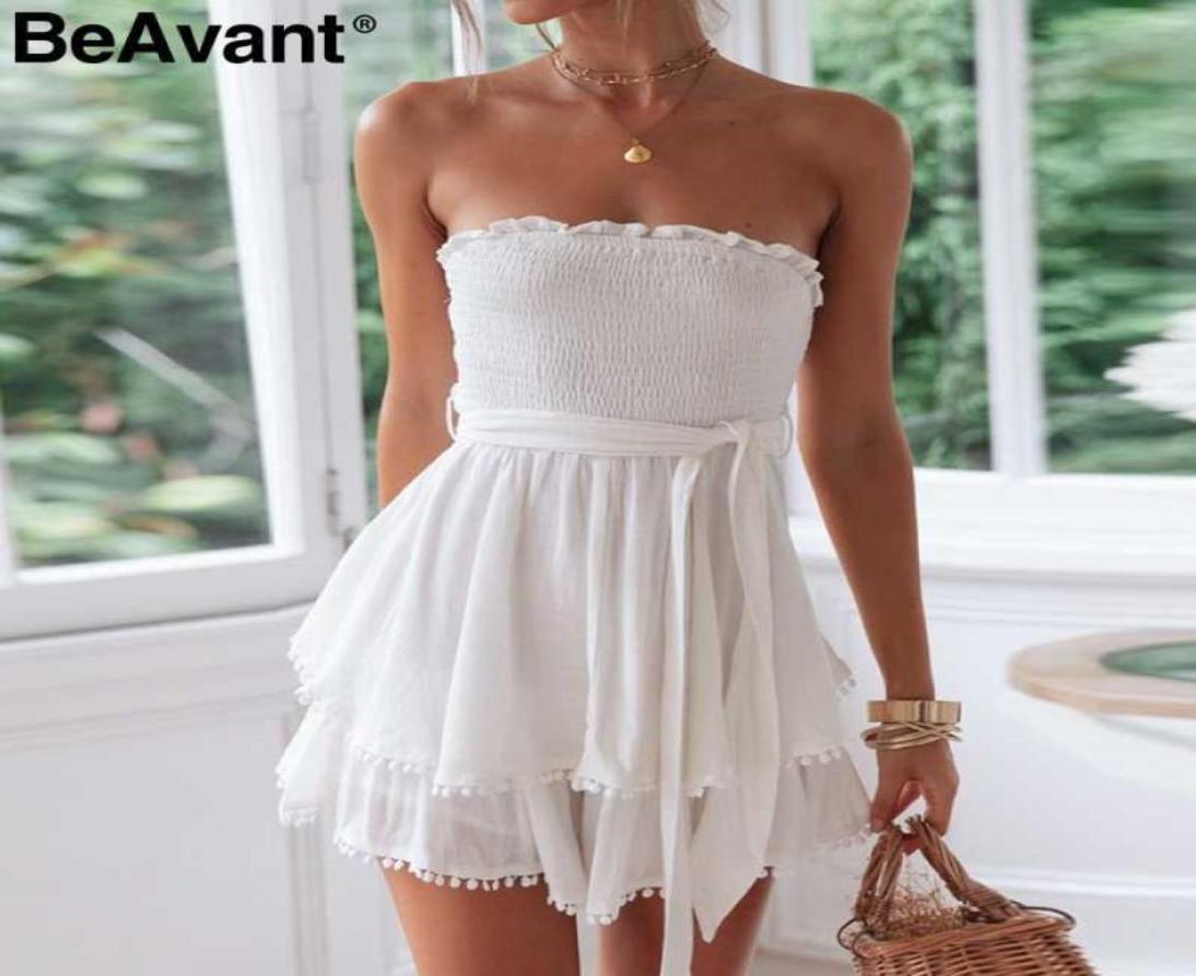 BeAvant Off shoulder cotton linen women rompers Strapless white summer jumpsuit female Holiday beach short overall playsuit 2107093051887
BeAvant Off shoulder cotton linen women rompers Strapless white summer jumpsuit female Holiday beach short overall playsuit 2107093051887
