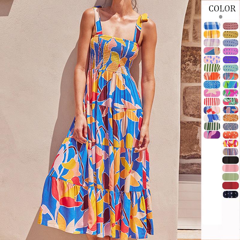 Casual Dresses 2023 Summer In Europe And America Amazon Vacation Model Of Suspenders With Printed Long Dress Is Super, Auburn
Casual Dresses 2023 Summer In Europe And America Amazon Vacation Model Of Suspenders With Printed Long Dress Is Super, Auburn