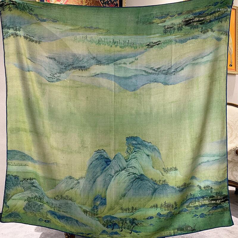 Scarves 70% Cashmere 30% Silk Scarf Unisex Man Women Vintage Mountain Shawl Winter Stole Hijab 135 135cm
Scarves 70% Cashmere 30% Silk Scarf Unisex Man Women Vintage Mountain Shawl Winter Stole Hijab 135 135cm