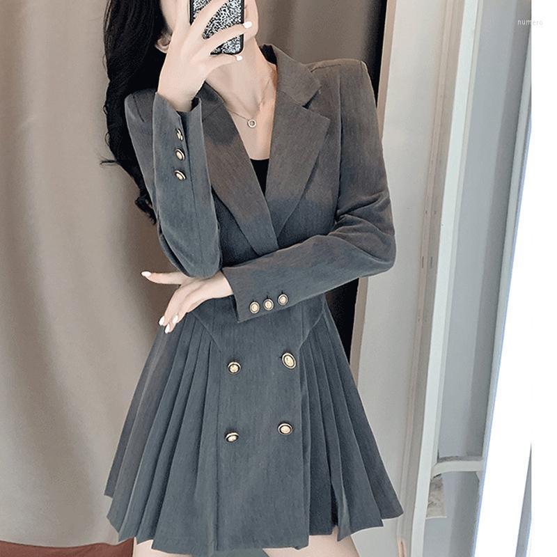 Casual Dresses Dress Female 2023 Early Autumn Wear Light Luxury Bomb Street Grey Suit Waist Celebrity And Sense, Black
Casual Dresses Dress Female 2023 Early Autumn Wear Light Luxury Bomb Street Grey Suit Waist Celebrity And Sense, Black
