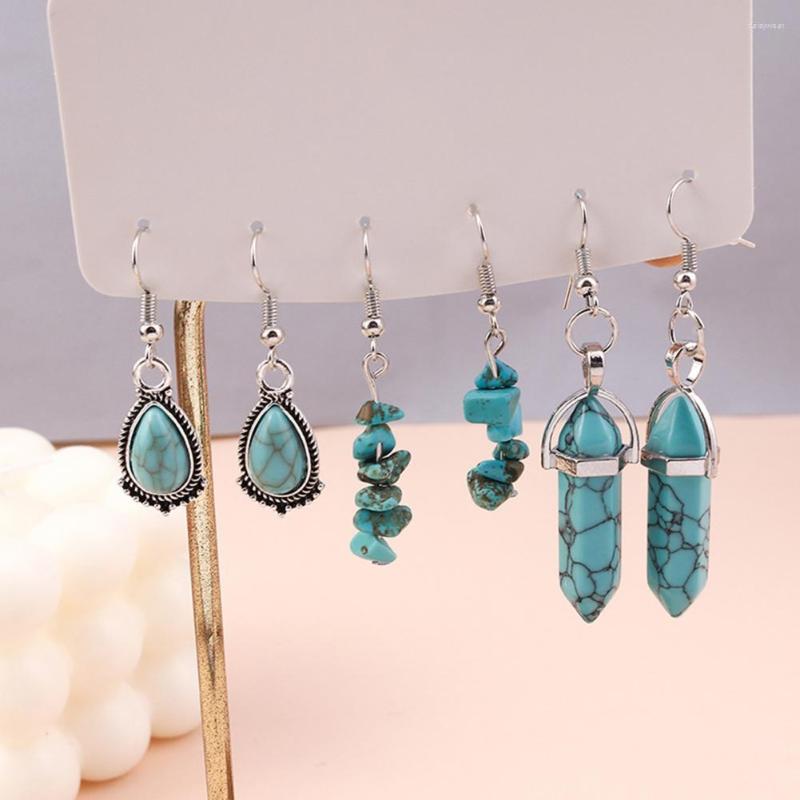 Pendant Necklaces 1 Set Clavicle Necklace Retro Ladies Natural Stone Dangle Earrings Kit
Pendant Necklaces 1 Set Clavicle Necklace Retro Ladies Natural Stone Dangle Earrings Kit