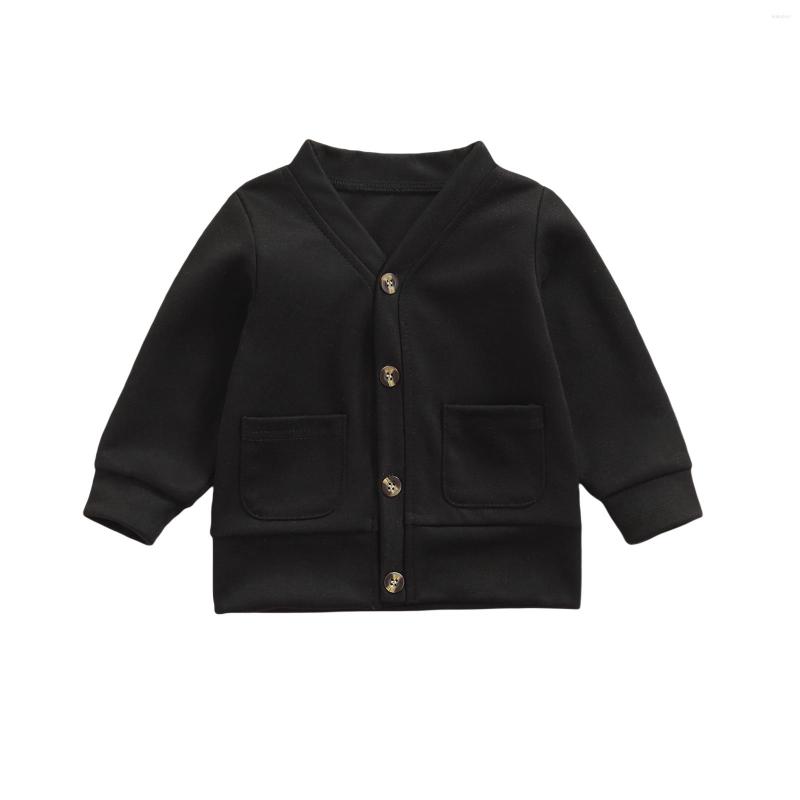 Jackets Little Baby Boys Girl Clothes Autumn Long Sleeve Cardigan Fashion Solid Color V-neck Casual Coat With Pocket Children's Clothing, Black
Jackets Little Baby Boys Girl Clothes Autumn Long Sleeve Cardigan Fashion Solid Color V-neck Casual Coat With Pocket Children's Clothing, Black
